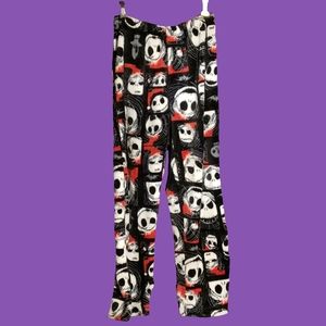 Nightmare Before Christmas Fuzzy Pj Pants